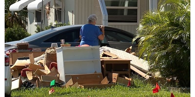 Mobile home residents getting eviction notices on top of storm damage