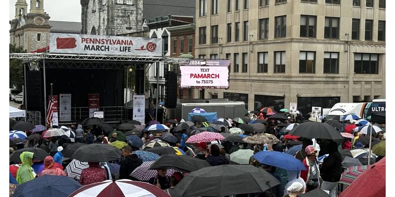 Hundreds gather at state Capitol for annual March for Life