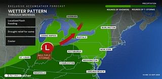 Soggy conditions return to the Northeast