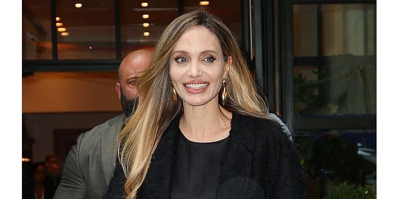 Angelina Jolie looks luminous as she promotes Maria after calling the role a 'once in a lifetime' opportunity