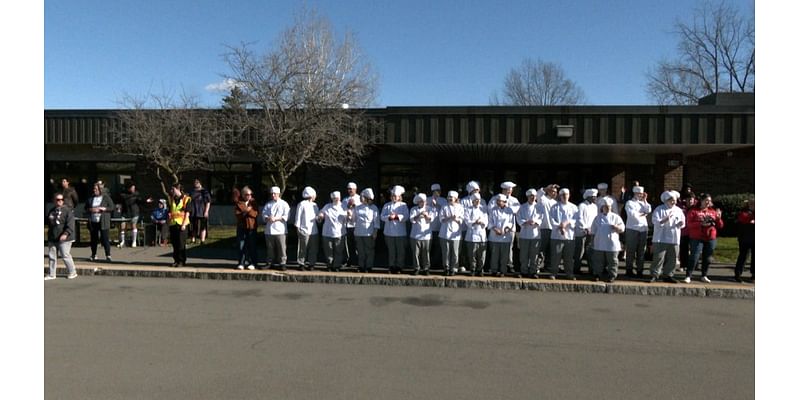 BOCES students honor veterans with annual drive-in parade