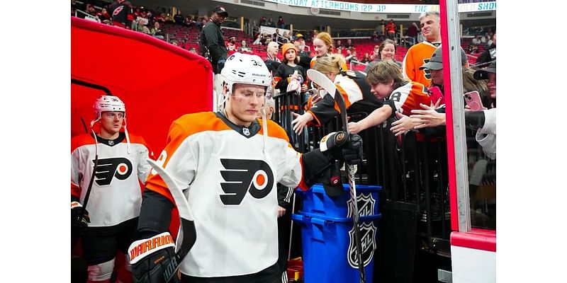 Flyers scratch rookie Matvei Michkov vs. Lightning