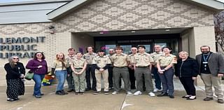 Lemont Scout Builds Garden Beds, Beautifies Library For Eagle Project