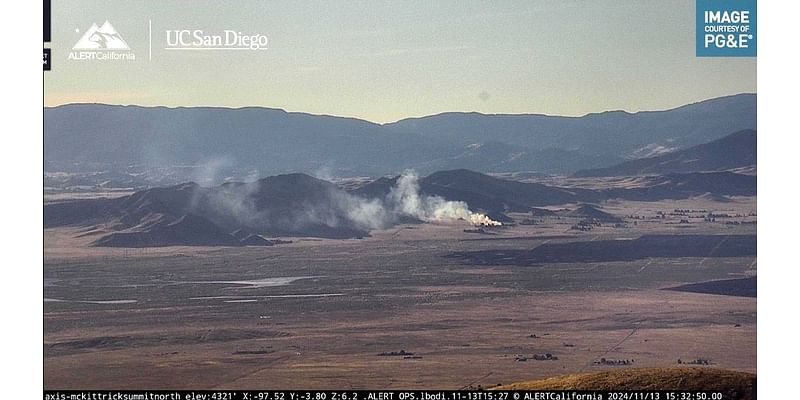 Vegetation fire breaks out in rural SLO County