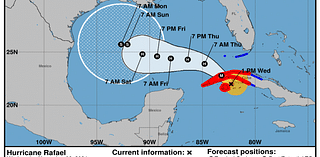 A new cold front to arrive in San Antonio; Rafael churns into the Gulf of Mexico