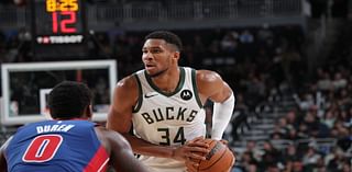 Bucks' Giannis Antetokounmpo drops NBA season high 59 points vs. Pistons