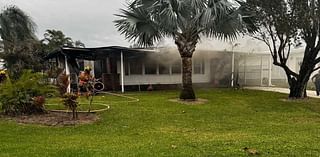 Fire erupts at mobile home in Bonita Springs