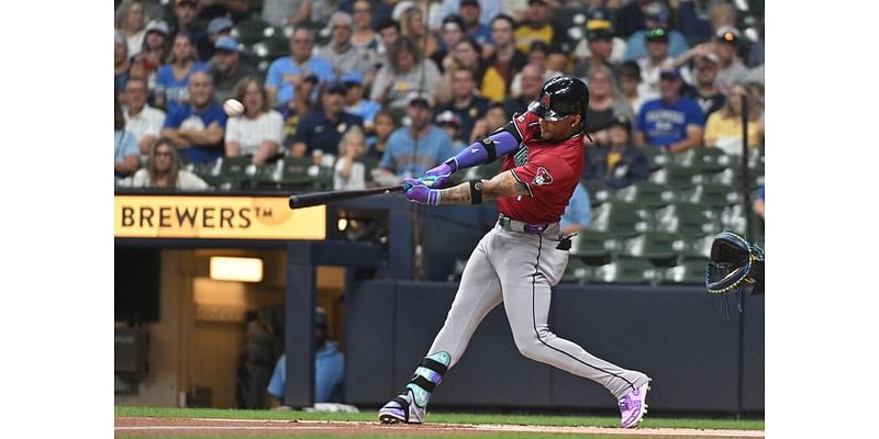 Diamondbacks top Brewers to keep pace in NL wild-card race