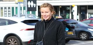 Olivia Attwood goes makeup free in skintight leggings and a cosy bomber jacket as she runs errands in her flashy £127,000 Mercedes G-Class