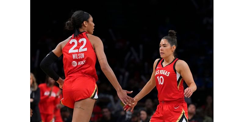 Kelsey Plum Has a Night to Forget as Tiffany Hayes Saves LV Aces Against Storm On Historic Night