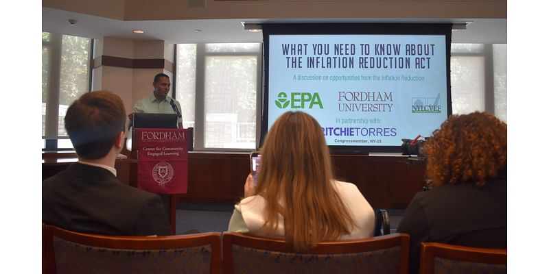 U.S. Rep Torres, Fordham University awarded $50 million for environmental justice grants by the EPA