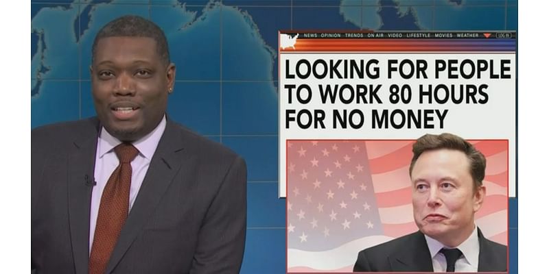 ‘SNL’ Roasts Elon Musk for Saying Trump Task Force Workers Will Get No Pay: ‘You Can’t Be Surprised the White African Guy’s First Idea Is Slavery’