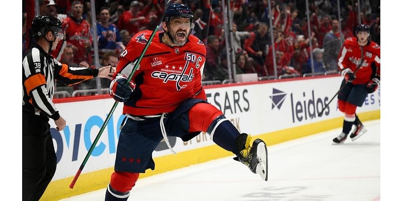 Capitals' Alex Ovechkin is week-to-week with a leg injury amid chase for NHL career goals