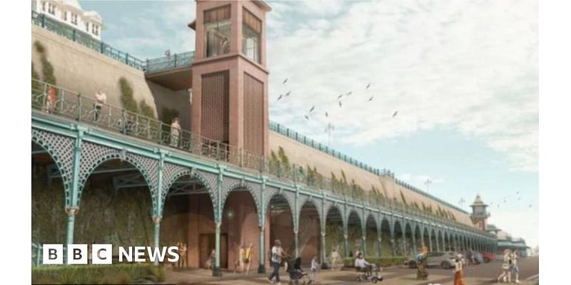 Brighton: Restoration works begin at Madeira Terrace