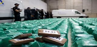 Spanish National Police seize 13 tons of cocaine hidden in banana containers