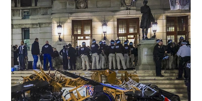 Columbia's interim president apologizes to protesters who occupied campus for 'hurt' caused by NYPD