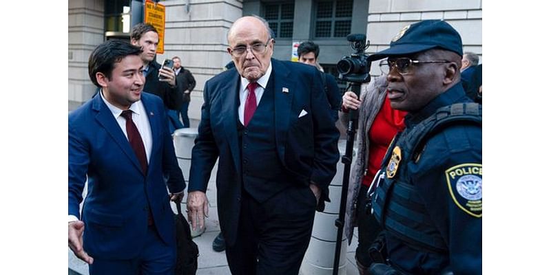 Giuliani to appear in a NYC court after missing a deadline to surrender assets