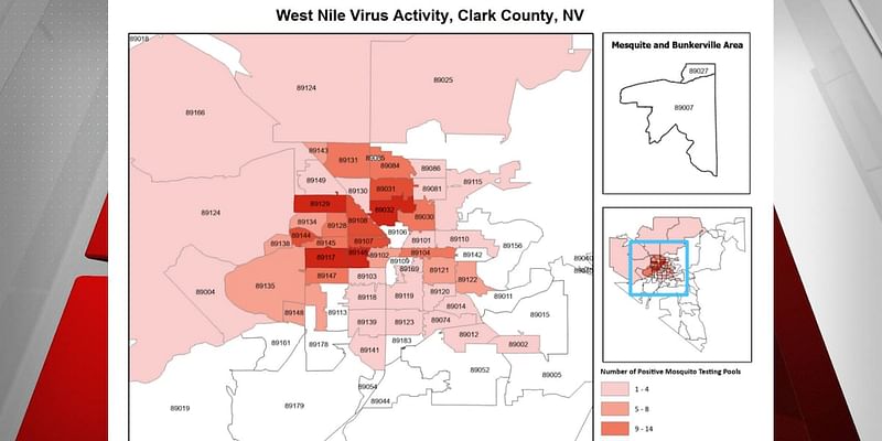 Clark County West Nile cases in 2024 close to worst year on record