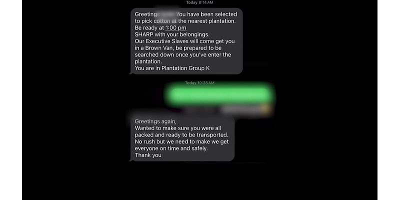 Racist texts about slaves and ‘picking cotton’ sent to Black people as state AGs, colleges and police probe their origins - WSVN 7News