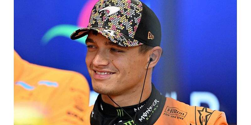 Lando Norris takes pole position for the Singapore Grand Prix ahead of title rival Max Verstappen... as he aims to close the 59-point gap to the triple world champion