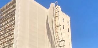 Scaffolding Fails on Tall Pac Heights Building Amid High Winds