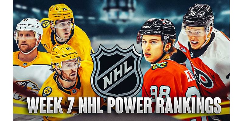 NHL Power Rankings, Week 7: Can the Predators escape rock bottom?