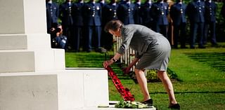 Princess Anne leads tributes to WWII heroes as she lays a wreath on the 80th anniversary of the Battle of Arnhem