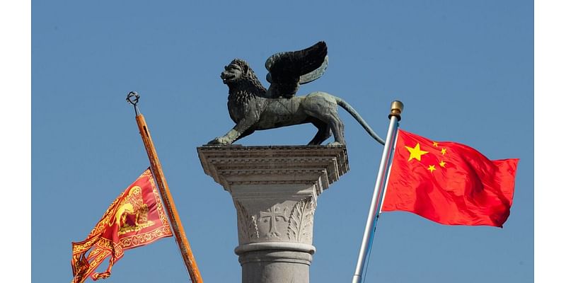 Is Venice’s famed winged lion statue actually Chinese?