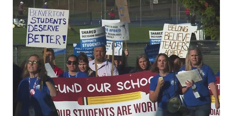 Teachers in Beaverton School District demand better pay, classroom safety