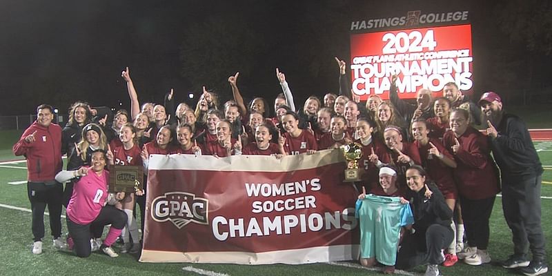 Hastings native Lopez scores brace as Broncos win GPAC Tournament title