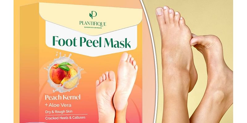 Score two VIRAL foot peel masks that users say are 'better than a pedicure' for under £15 in early Amazon Black Friday sale