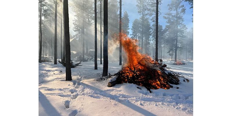 Pile Burn Season Begins On Santa Fe National Forest