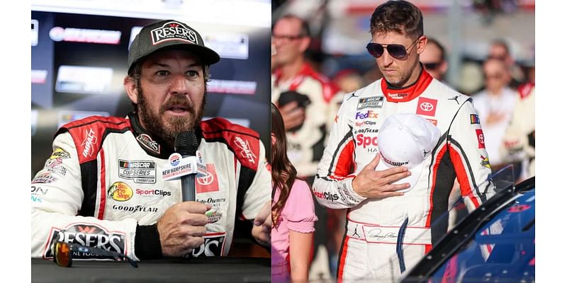 “It’s Not Even About Me”- Denny Hamlin Confesses Tearing Up as He Delivers Heartwarming Send-Off to Frenemy Martin Truex Jr.