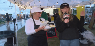 Guests grab the umbrellas to enjoy the 169th Bloomsburg Fair