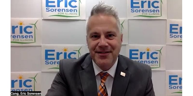 Congressman Eric Sorensen addresses future following win in 17th District