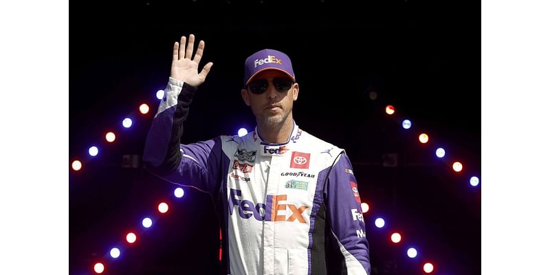 Denny Hamlin, still chasing his first Cup title, finally got some playoff luck