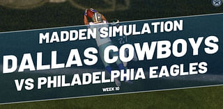 Dallas Cowboys lose to Philadelphia Eagles in Week 10 Madden simulation