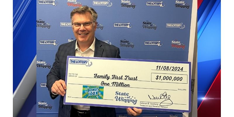 Family First Trust in Rhode Island claims $1M Massachusetts lottery ticket