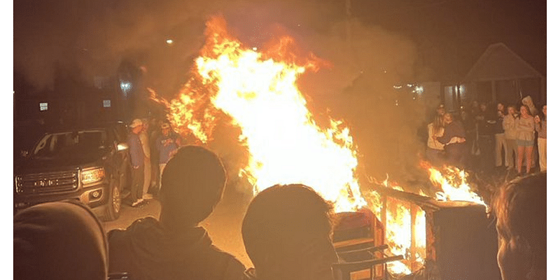 State Street burned couches, just like the old days