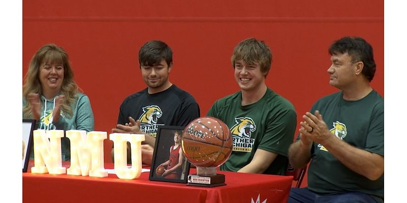 South Beloit basketball standout Ross Robertson signs with Northern Michigan University