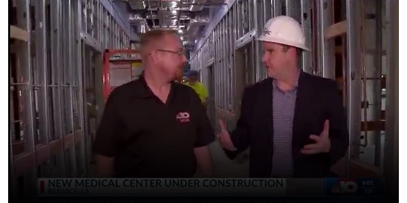 New medical center under construction in Bernice, La.