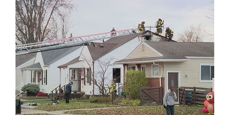 House fire breaks out across from school in St. Clair Shores; no injuries reported