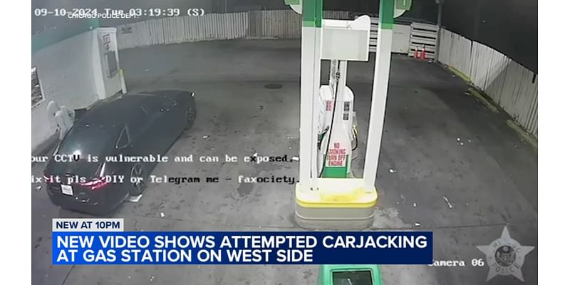 Chicago police release video of suspect in robbery, attempted carjacking at West Side gas station