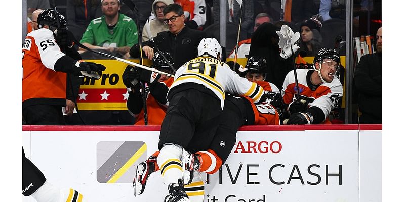 After losing Ersson early, Flyers get shut out by Bruins