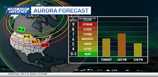 Could we see the northern lights in New England tonight? Strong geomagnetic storm expected