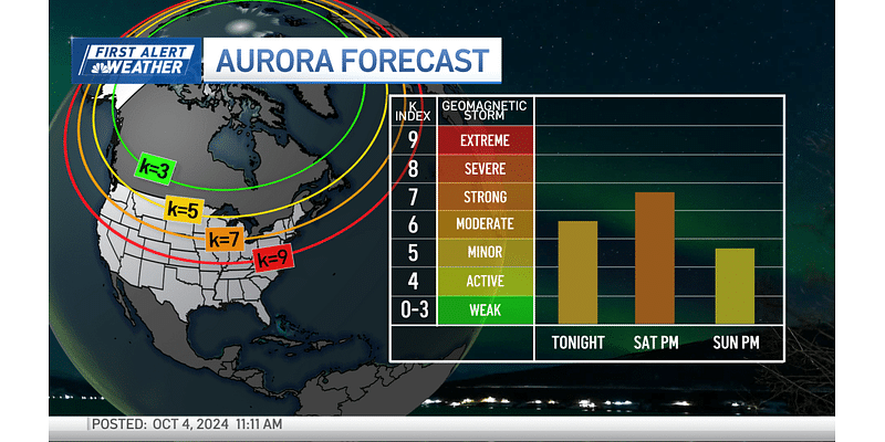 Could we see the northern lights in New England tonight? Strong geomagnetic storm expected