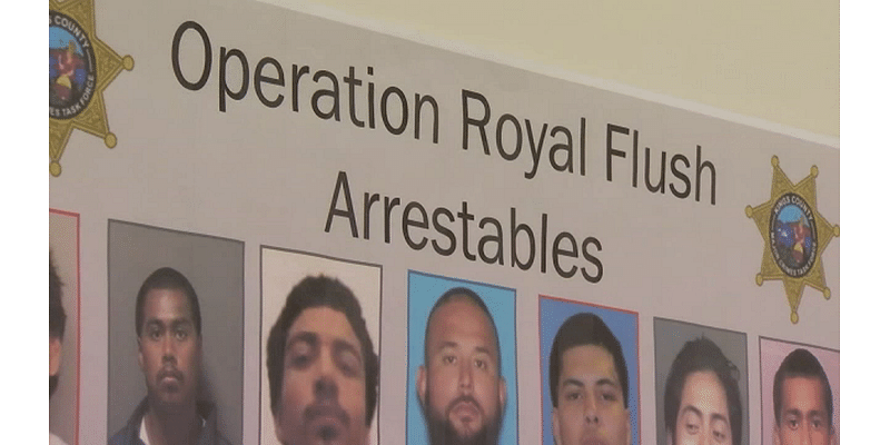 Operation Royal Flush leads to arrest of 77 in South Valley