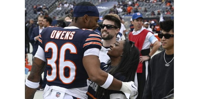 Simone Biles Latest Move for Chicago Bears Fans & Husband Jonathan Owens Cannot Be Missed