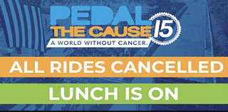 Lightning cancels 15th annual Pedal the Cause rides