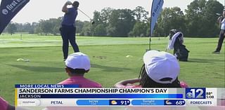 2023 Sanderson Farms champion takes part in golf clinic